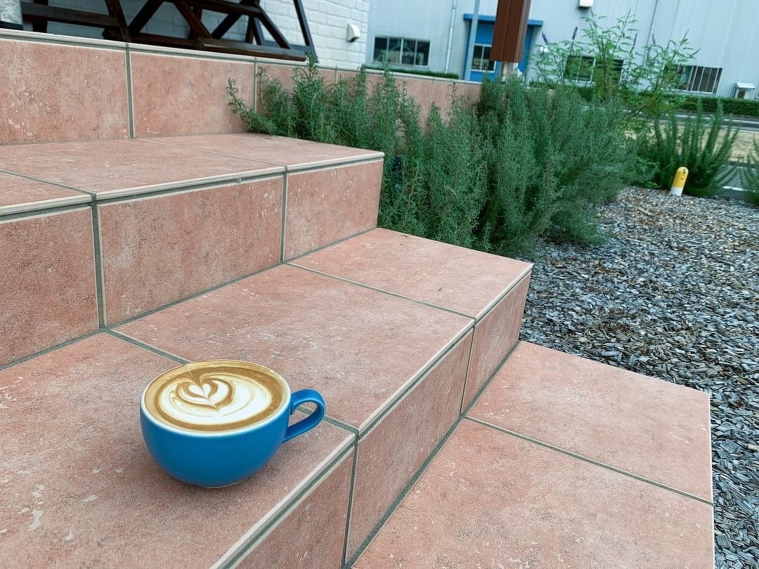 カフェショクドウリアン　カフェラテ