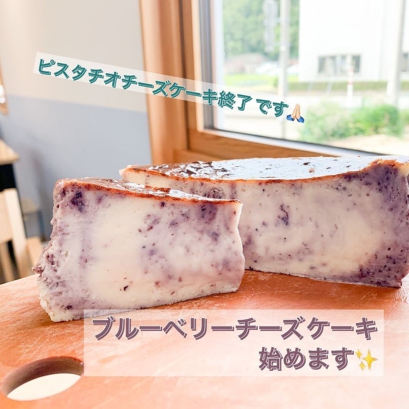 ブルーベリーチーズケーキ